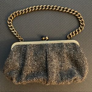 J Crew Retro Purse Chunky Chain Kisslock